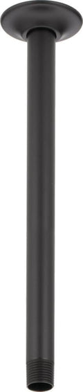Delta Ceiling Mount Shower Arm 14-in Matte Black - Durable Finish