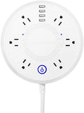 ChargeHub Powerstation 360: 10 Device Surge Protector with 4000 Joules
