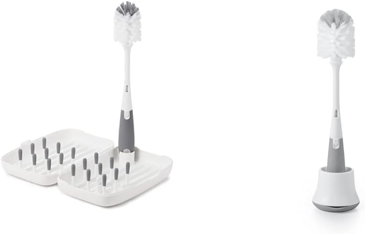 Portable Travel Drying Rack and Bottle Brush for Easy Cleaning