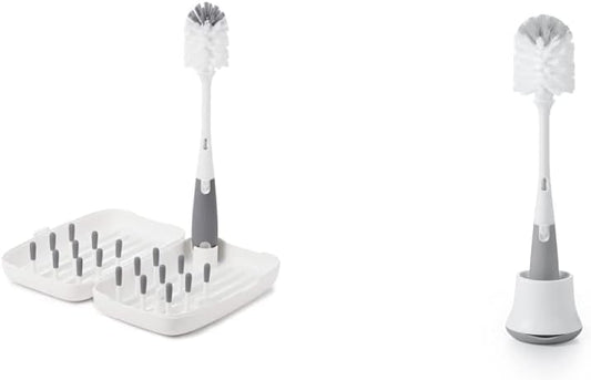 Portable Travel Drying Rack and Bottle Brush for Easy Cleaning