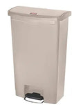Rubbermaid Streamline Slim Step-On Trash Can, 18 Gallon - Hands-Free