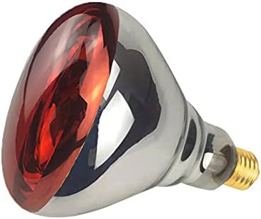 2 Pack 250W Red Infrared Heat Bulbs for Versatile Use