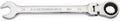 24mm 4 Degree Swing Arch Ratcheting Combination Wrench - Flex Head