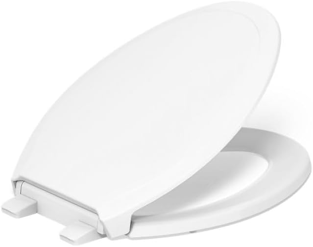 KOHLER 4734-RL-0 Rutledge Soft Close Elongated Toilet Seat