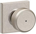 Schlage F40 BWE 619 COL Bowery Door Knob with Collins Trim - Privacy