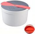 2L Microwave Rice Cooker & Steamer Set | BPA Free | MIATTCLD