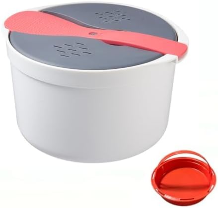 2L Microwave Rice Cooker & Steamer Set | BPA Free | MIATTCLD