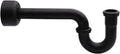 Westbrass A400-1-62 1-1/2 in P-Trap with High Box Flange - Matte Black