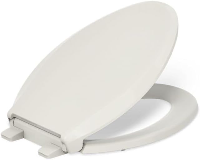 KOHLER Cachet ReadyLatch Elongated Toilet Seat for Comfort