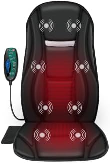 Snailax Vibrating Back Massager - 8 Motors & Heat
