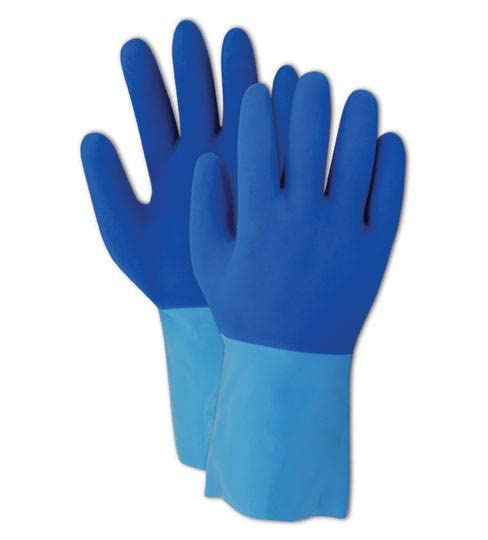 Magid Latex Coated Gloves - 12 Pairs, Size 9 for Superior Protection