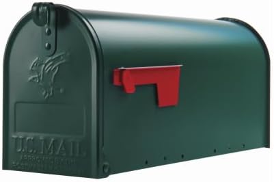 Gibraltar Mailboxes Elite Medium Capacity Green Post-Mount Mailbox