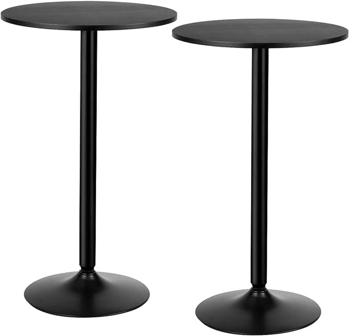 ERGOMASTER 24-Inch Bar Table: Set of 2, Stylish & Sturdy