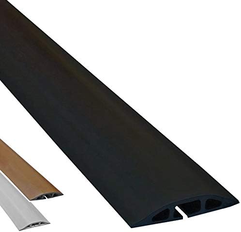 Electriduct D-2 Low Profile Rubber Duct Cord Cover - 5 Feet