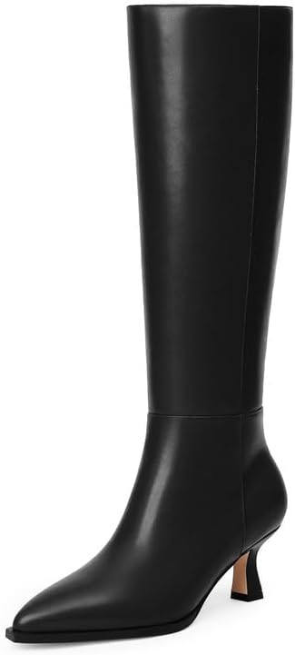 Modatope Knee High Boots with Kitten Heel for Stylish Comfort