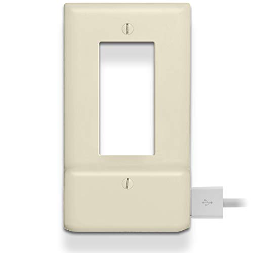 SnapPower USB Charger Outlet Wall Plate Cover - 5 Pack for Easy Use