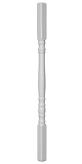 Colonial Baluster White PVC Spindle Picket 1-1/2 in x 32 in - Low
