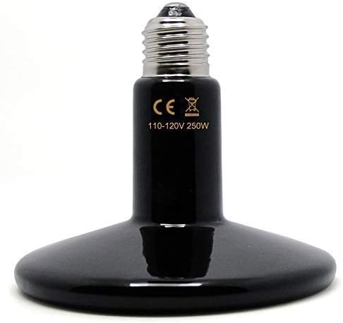 250W Ceramic Heat Emitter - No-Light Infrared for Reptiles & Pets