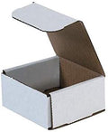 Secure Seal Shipping Boxes - 4x4x2 in Foldable Mailers