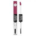 Liquid Lipstick with Clear Lip Gloss - Long-Wear Pink Raspberry