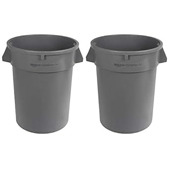 32 Gallon Heavy Duty Round Trash Can for Commercial Use