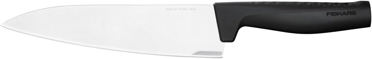 Fiskars Hard Edge Chef Knife - Stay Sharp Effortless Cutting