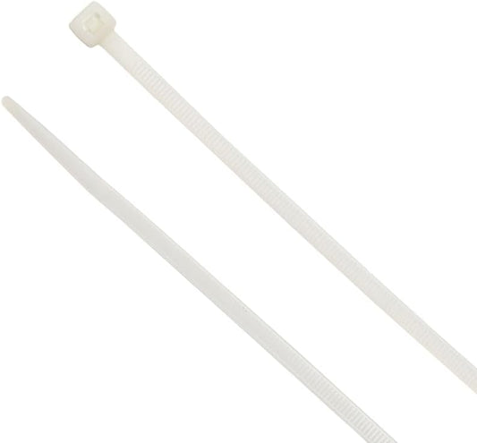 11-Inch Natural Nylon Multi-Purpose Zip Ties for Organization