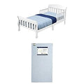 Delta Children Canton Toddler Bed with Serta Mattress - Low, Sturdy