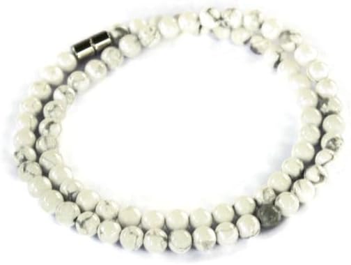 Howlite Stone Necklace for Stress Relief and Elegance