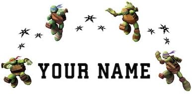 Premium Personalized Wall Decal for Kids Room Decor - TMNT