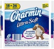 Charmin Ultra Soft Double Roll Toilet Paper for Ultimate Comfort