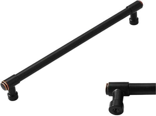 10 Pack 8 Inch Kitchen Cabinet Handles in Oil Rubbed Bronze Finish