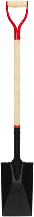 Spade Shovel for Digging, Heavy Duty Flat Shovel 45 in
