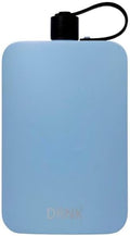 Flat Water Bottle - Slim 17oz Reusable Steel Bottle
