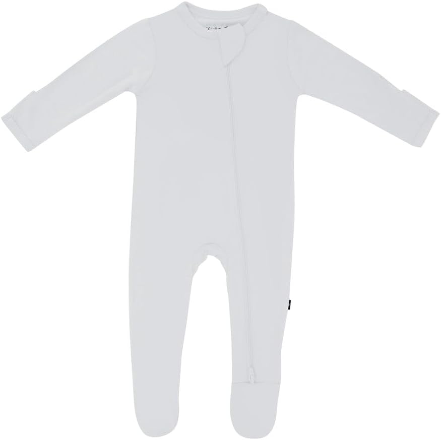KYTE BABY Unisex Zipper Closure Footies for Infants 0-24 Months