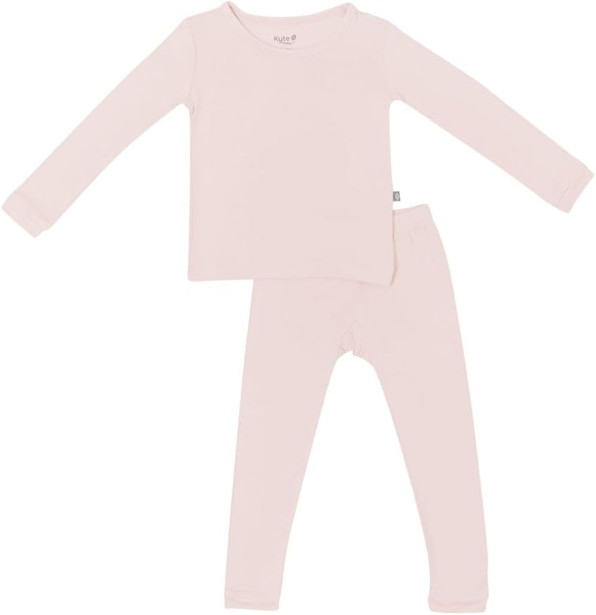 KYTE BABY Toddler Pajama Set - Soft Bamboo Rayon Pjs for Kids
