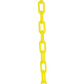 Mr. Chain Plastic Barrier Chain, Yellow 100 ft - Durable Crowd Control