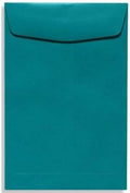 LUXPaper 9 x 12 Open End Envelopes Peel & Press Teal - Pack of 250