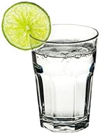 Vikko Drinking Glasses Set of 12 - Durable Stackable Tumblers