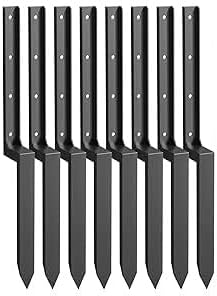8PCS Heavy Duty Fence Post Repair Kit for Wooden Support