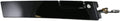 TRQ Left Exterior Door Handle Gloss Black Drivers Side - Direct Fit