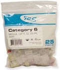 Cat6 Jack 25PK - Reliable RJ-45 Keystone Connectors for Networks