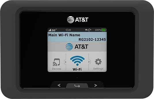 Franklin A50 5G Travel Hotspot with WiFi 6 and 5000 mAh Battery
