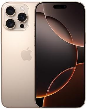 Apple iPhone 16 Pro 1TB Desert Titanium - Unlocked Premium Device