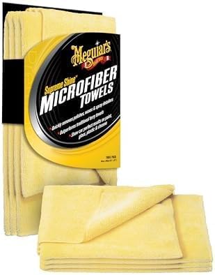 Meguiar's Supreme Shine Microfiber Towels for Car Detailing