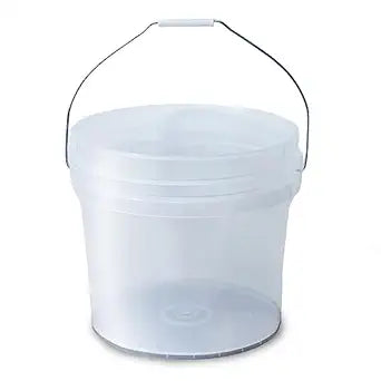 EconoHome 3.5-Gallon Clear Bucket Pail Container for Storage