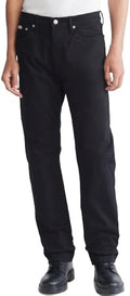 Men's Straight Fit Jeans - Forever Black Stretch Denim