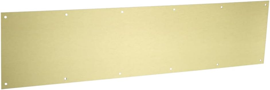 National Hardware N270-353 Kickplate in Brushed Gold for Doors