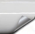 White High Gloss Paint-Like Microfinish Vinyl Wrap Roll 27ft x 5ft
