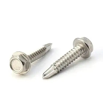 Self Tapping Screws 1 1/4 in Length 410 Stainless Steel 100pcs